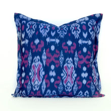 Jewel Toned Cotton Ikat Pillow Collection - Memento Style