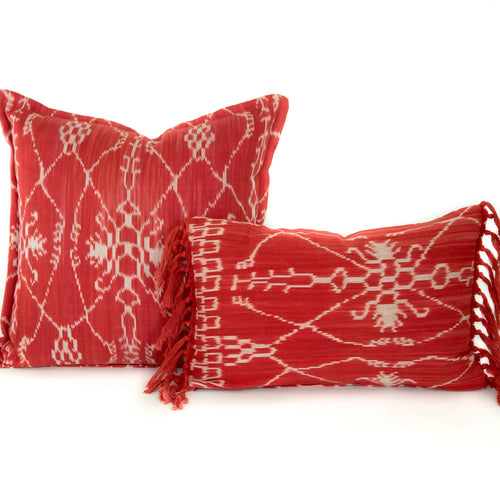 Natural Dye Handwoven Pillow - Memento Style